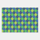 Boys Preppy Kariert Geschenkpapier Set (Vorderseite)