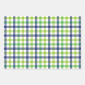 Boys Preppy Kariert Geschenkpapier Set (Vorderseite 3)