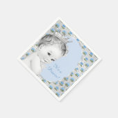 Boys Prince Baby Dusche Serviette (Ecke)
