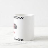 Boys Red Racing Car Personalised Mug Kaffeetasse (Mittel)