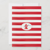 Boys Red Sound The Alarm Fire Truck Birthday Einladung (Rückseite)