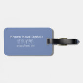 Boys Red Watercolor Dinosaurier und Name Kinder Gepäckanhänger (Rückseite horizontal)