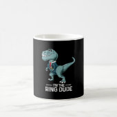 Boys Ring Bearer T-Rex Dinosaur Wedding Party Gesc Kaffeetasse (Mittel)