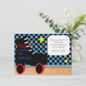 Boys Roller Skate Skaten Party Einladung (Stehend Vorderseite)