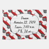 Boys Room Classic Car Geschenke Sweet Red Retro Ca Handtuch (Horizontal)