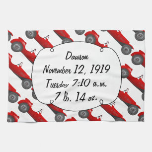Boys Room Classic Car Geschenke Sweet Red Retro Ca Handtuch