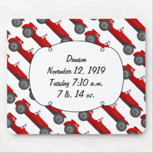 Boys Room Classic Car Geschenke Sweet Red Retro Ca Mousepad