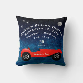 Boys Room Classic Car Liebe Sie zum Mond Kissen