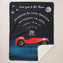 Boys Room Classic Car Liebe Sie zum Mond
