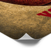 Boys Room Decke Basketball Personalisiert Poster (Ecke)