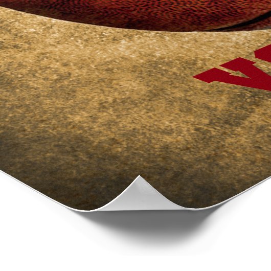 Boys Room Decke Basketball Personalisiert Poster (Ecke)