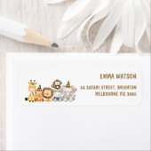 Boys Safari Animals Zwei Wild Geburtstag (Insitu)