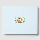 Boys Safari Jungle Baby Showbook Gästebuch (Rückseite)