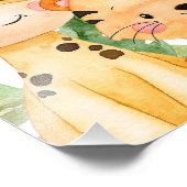 Boys Safari Tiere Geburtstag Begrüßungszeichen Fotodruck (Ecke)