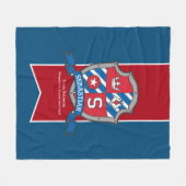 Boys Sebastian Buchstabe S Name bedeutet blaue Dec Fleecedecke (Vorderseite (Horizontal))