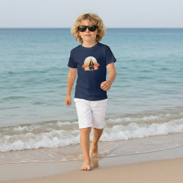 Boy's Segelboot T - Shirt