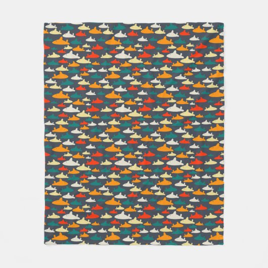Boys Shark Pattern Fleece Blanket (Vorderseite)