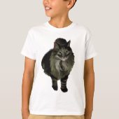 Boys Shirt Maine Coon Cat (Vorderseite)