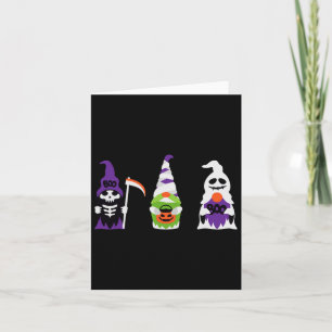 Boys Skeleton Ghost Beängstigend Pumpkin Mummy Gno Karte