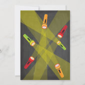 Boys Sleepover Slumber Party Einladungen (Rückseite)