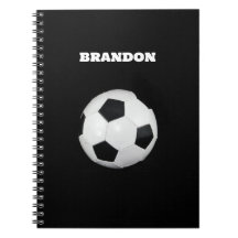 Boys Soccer Ball Black Stylish Individuelle Name K