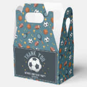 Boys Soccer Sport Kindergeburtstag Geschenkschachtel (Geöffnet)