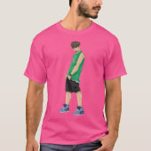 Boys spielen Basketball-Team T-Shirt (Vorderseite)