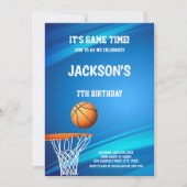 Boys Sports Party Einladung (Vorderseite)