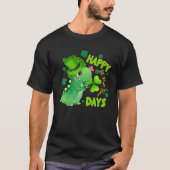 Boys St Patricks Day Dinosaur Dino Saurus Irish Sh T-Shirt (Vorderseite)