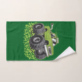 Boys St Patricks Day Kleinkind Lucky Monster Truck Handtuch (Handtuch)