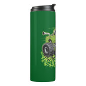 Boys St Patricks Day Kleinkind Lucky Monster Truck Thermosbecher (Nach links gedreht)