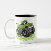 Boys St Patricks Day Kleinkind Lucky Monster Truck