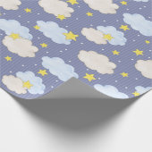 Boys Striped Sky  Geschenkpapier (Ecke)