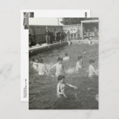 Boys Swimming, ca. 1920 Postkarte (Vorne/Hinten)