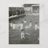 Boys Swimming, ca. 1920 Postkarte (Vorderseite)