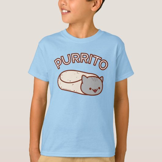 BOY'S T - SHIRT - PURRITO Cat Burrito (Vorderseite)