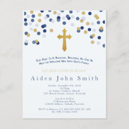 Boys Taufe Einladung