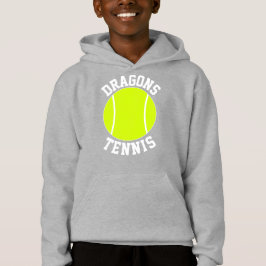 Boys Tennis - Benutzerdefinierter Teamname oder Pe Hoodie