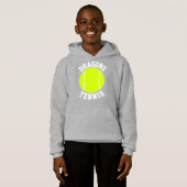 Boys Tennis - Benutzerdefinierter Teamname oder Pe Hoodie (Vorne ganz)