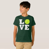 Boys Tennis LIEBE Sports Player T-Shirt (Vorne ganz)