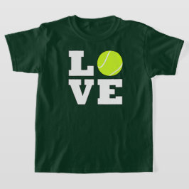 Boys Tennis LIEBE Sports Player T-Shirt