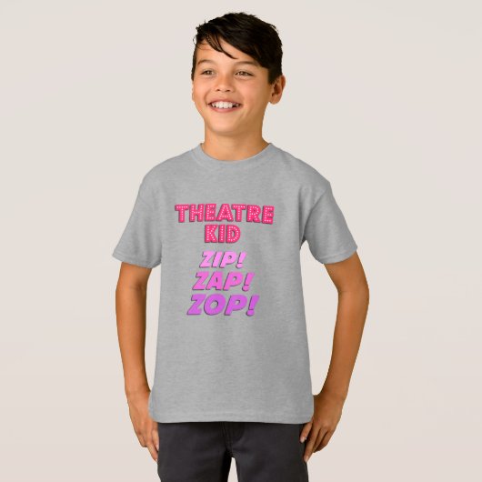 Boys Theatre Kid Zip-Zap-Zop T-Shirt (Vorne ganz)