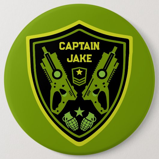 Boys Toy Dart Gun Battle Button (Vorderseite)