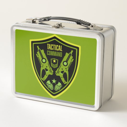 Boys Toy Dart Gun Battle Metall Brotdose (Vorderseite)