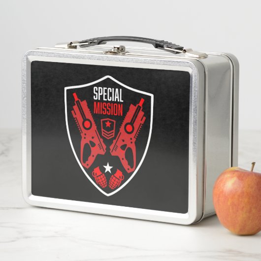 Boys Toy Dart Gun Battle Metall Brotdose (Beispiel)