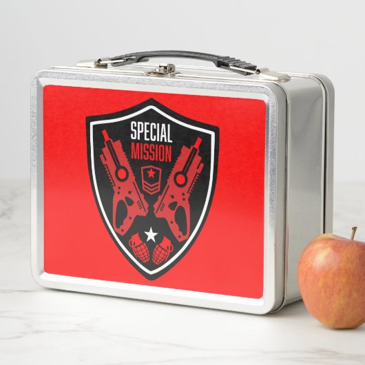 Boys Toy Dart Gun Battle Metall Brotdose (Beispiel)