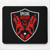 Boys Toy Dart Gun Battle Mousepad (Vorne)