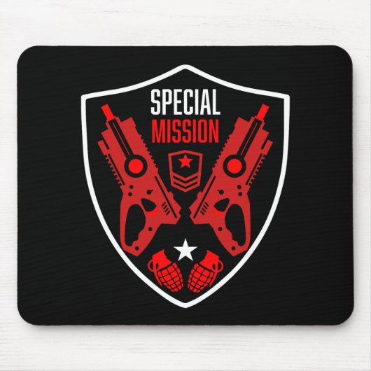 Boys Toy Dart Gun Battle Mousepad (Vorne)