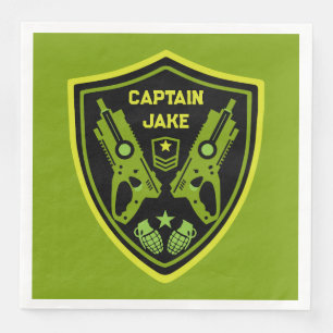 Boys Toy Dart Gun Battle Serviette