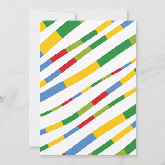 Boys Toys Transport Happy Birthday Party Banner Einladung (Rückseite)